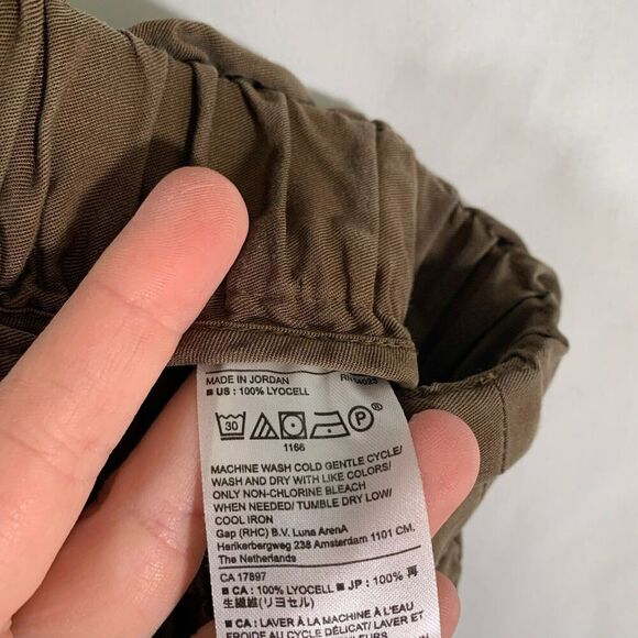 Banana Republic Jogger Pants Womens Small Brown Pull On Elastic Waist Drawstring - Picture 6 of 9